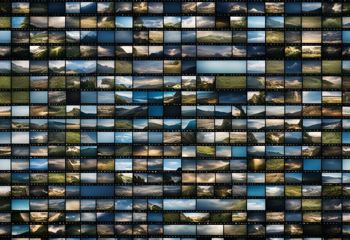 A computer screen displaying multiple live webcam feeds